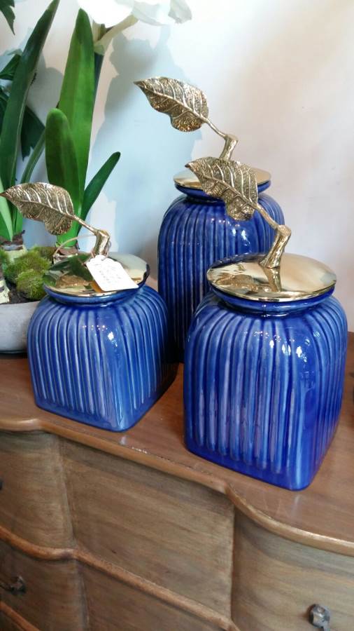 Blue Jar Set